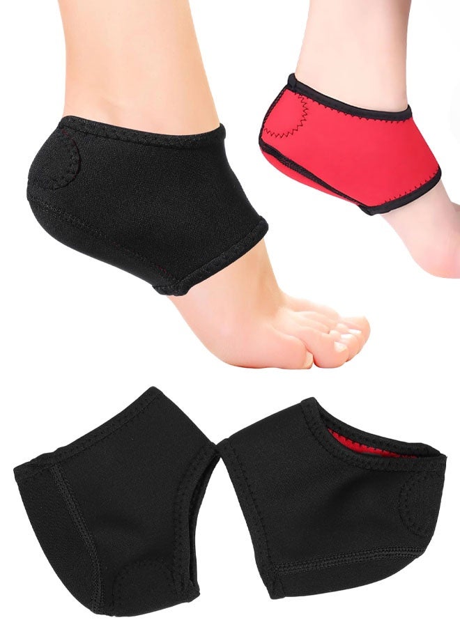 جوارب داعمة للكعب، وأغطية للقدم، ووسادات لحماية باطن القدم - واقيات كعب مبطنة، وأغطية قدم مريحة للاستخدام اليومي، ودعم لقوس القدم مانع للانزلاق، وواقي للكاحل - Image 1